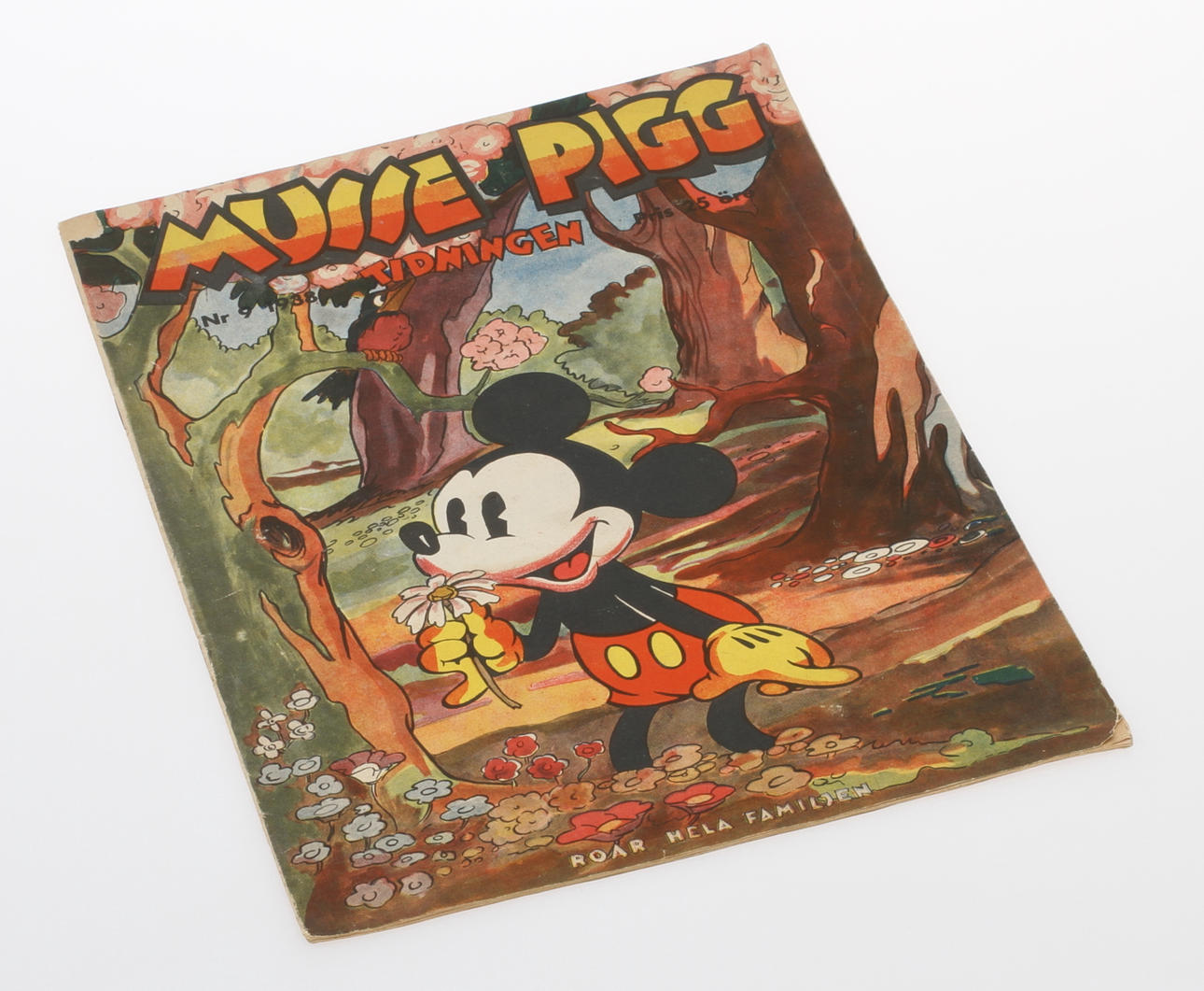 SERIETIDNING, "Musse Pigg Tidningen", 1938.