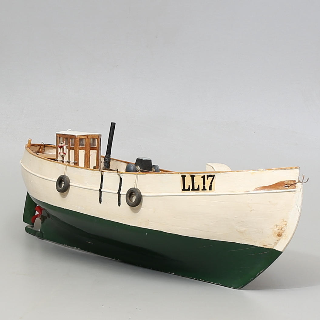 FISHING BOAT, model, 1900s.