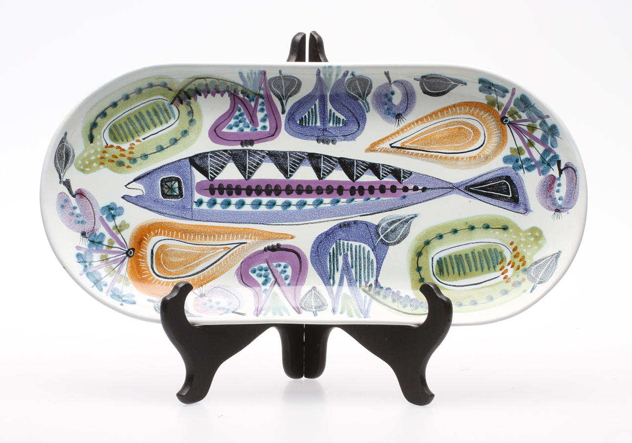 FISKFAT, keramik, Jani, 1950-tal.