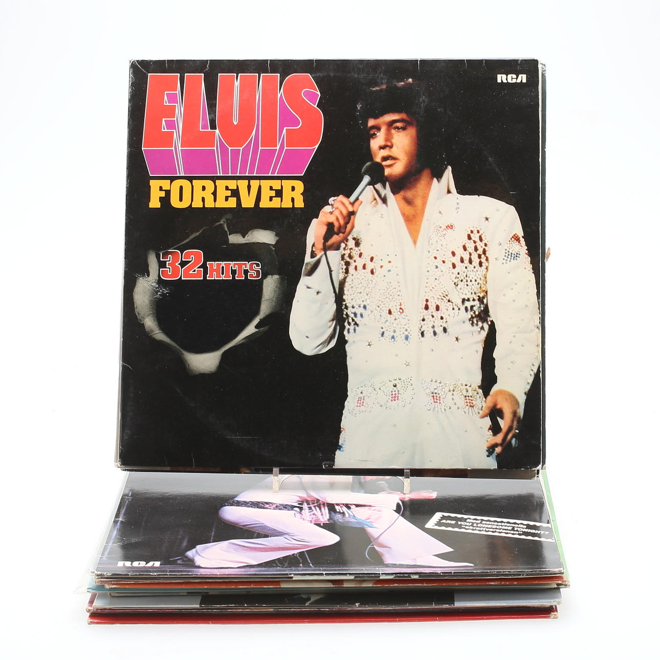 ELVIS PRESLEY LP-SKIVOR, 19 st.