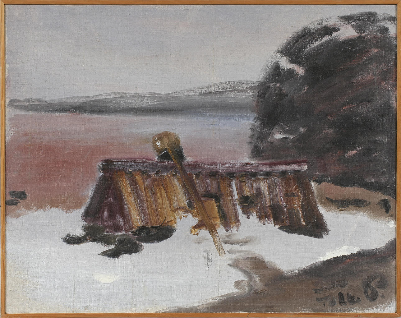 FOLKE PERSSON, olja på duk, sign.