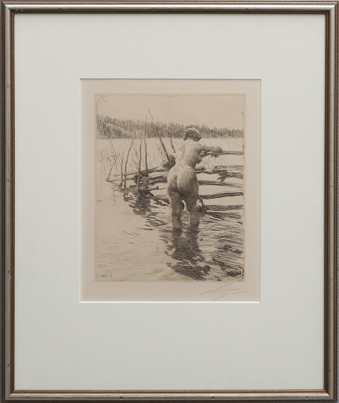 ANDERS ZORN. "HOF BAUERNHOF".