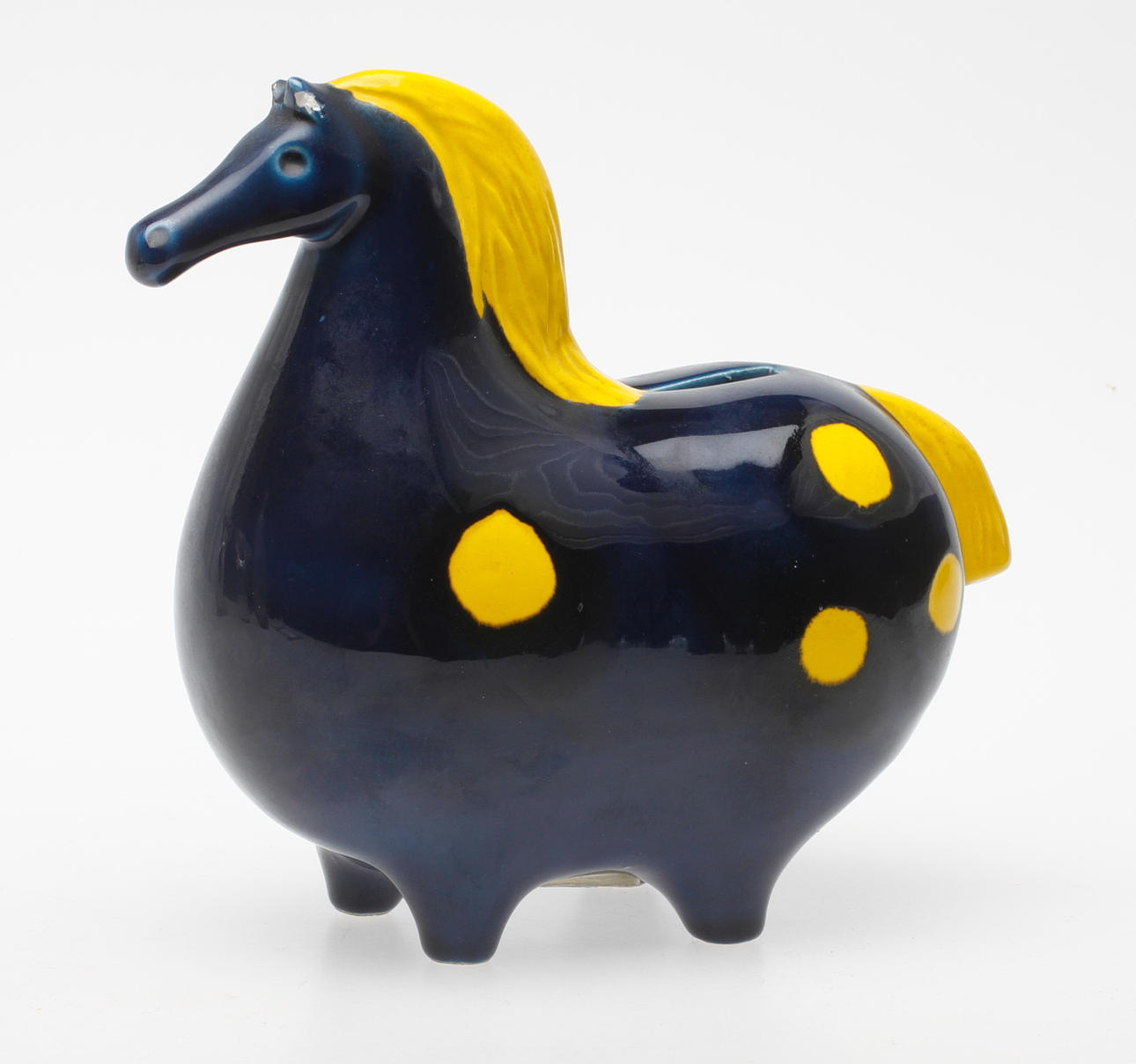 FIGURIN, keramik, "springare", Italien, 1900-tal.