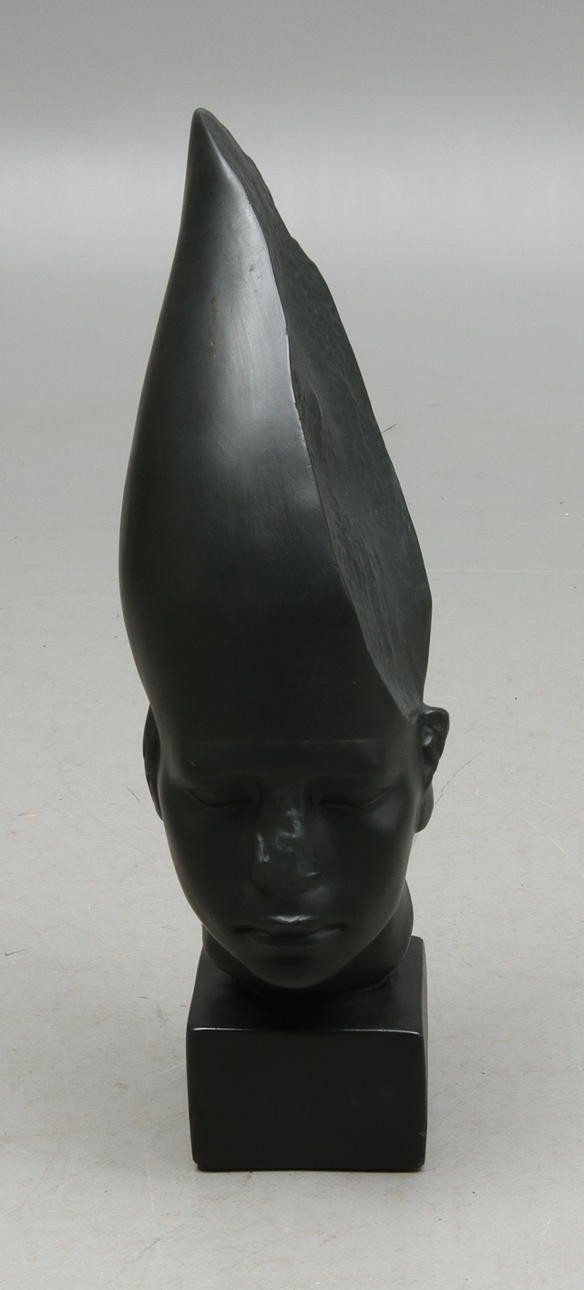 SKULPTUR, Amenemhet III (?), gips, Ny Carlsbergs Glypotek Köpenhamn.