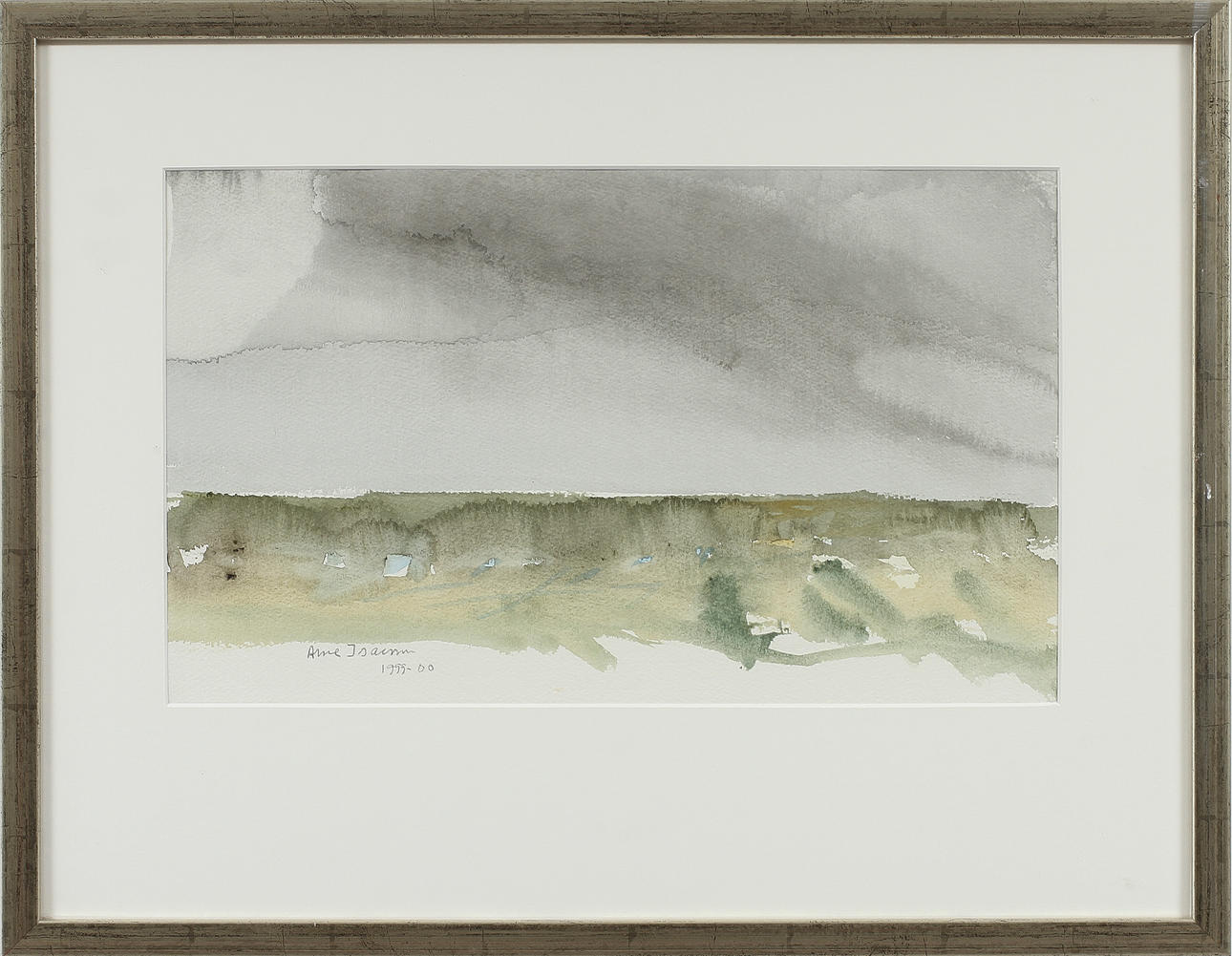 ARNE ISACSSON. Akvarell, signerad.