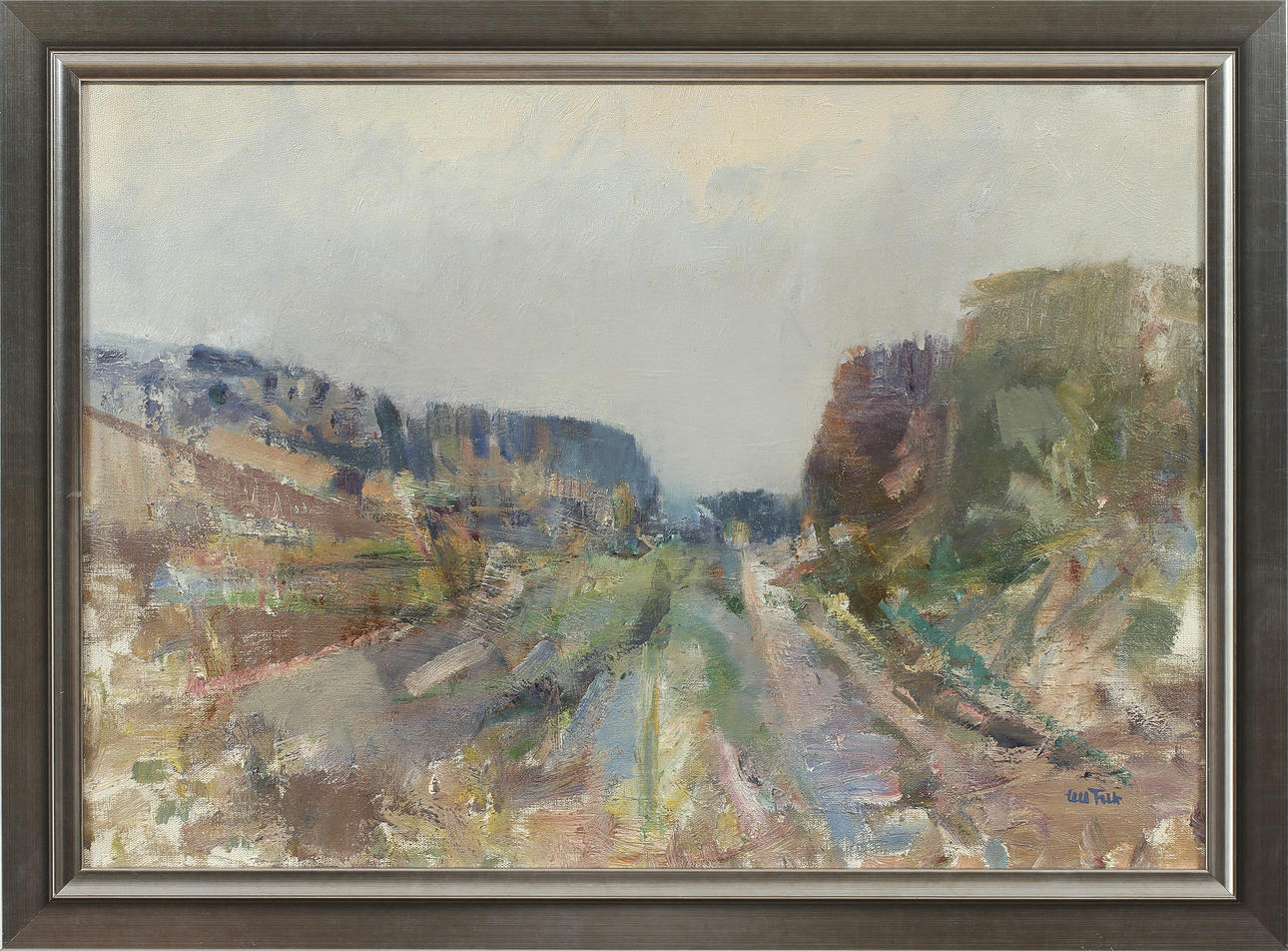 LARS FALK. Olja på duk, signerad.