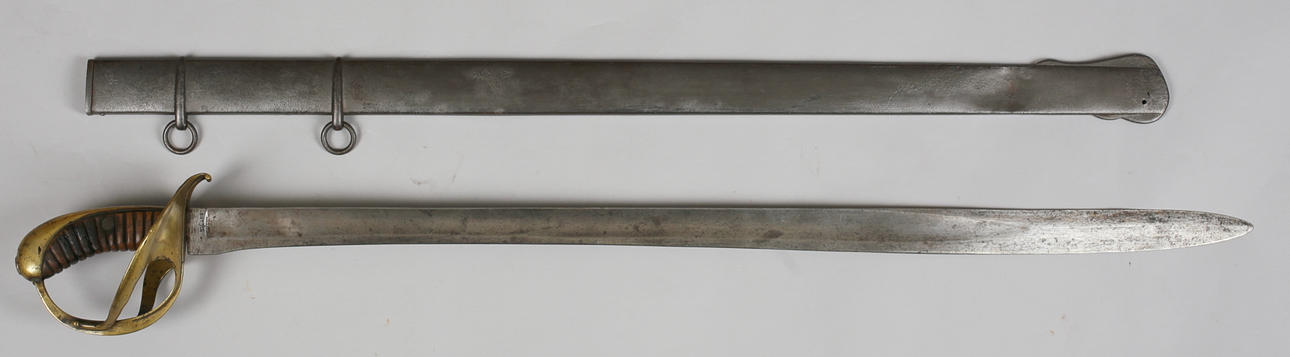 SABEL, modell 1842-47 för kavalleriet. Eskilstuna tillverkning.