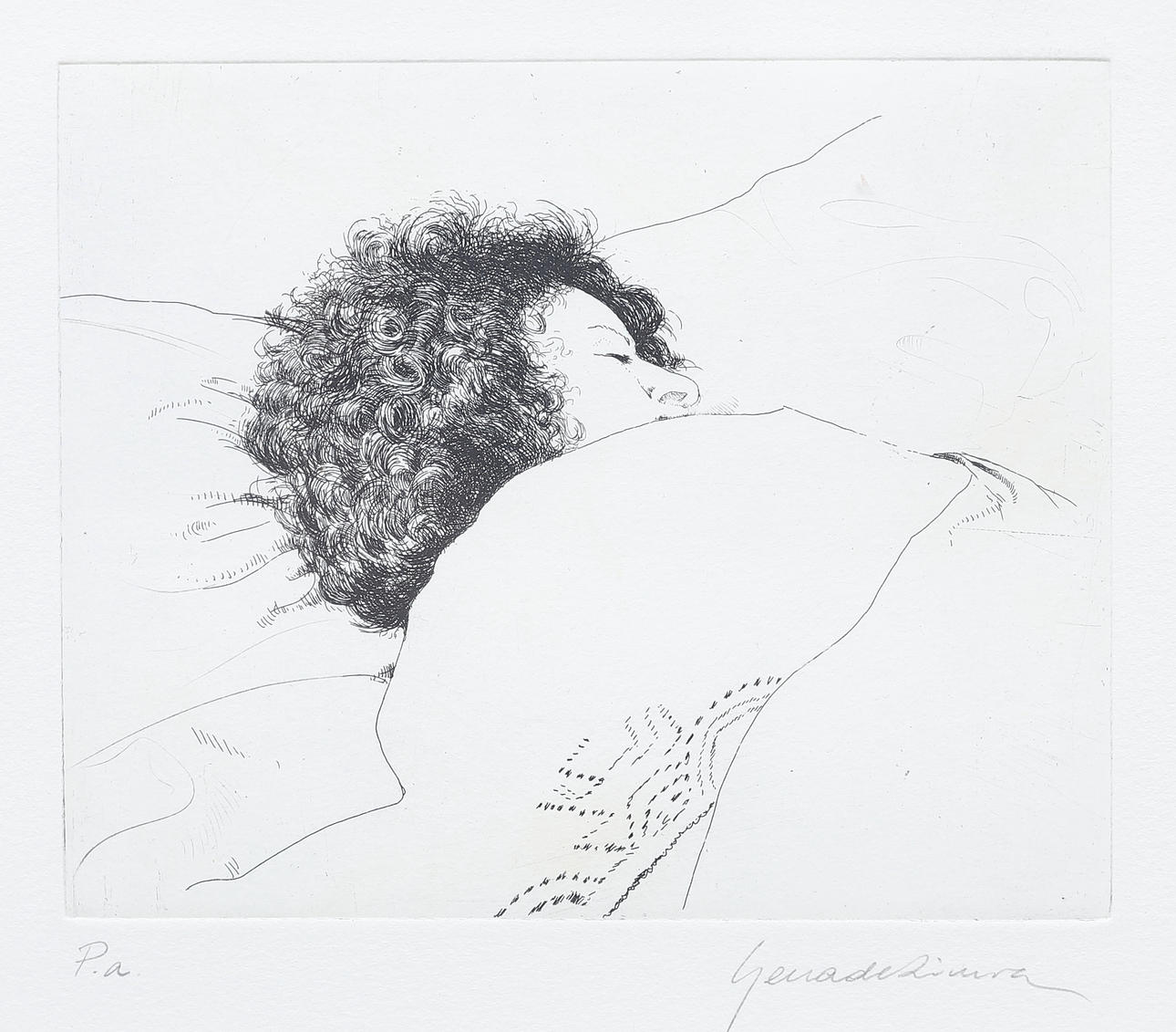 XAVIER SERRA DE RIVERA. Una joven.