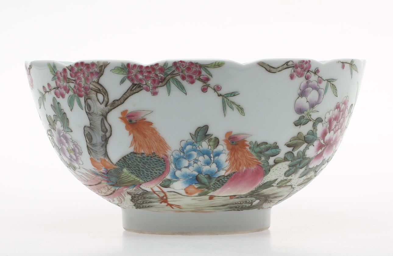 SKÅL, porslin, Kina.