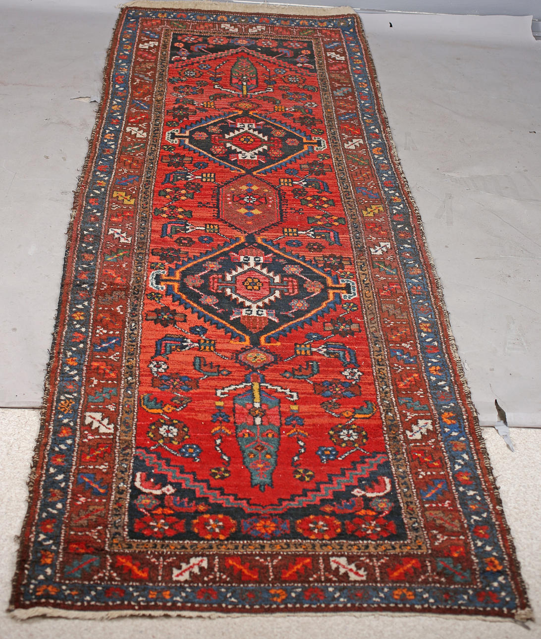 GALLERIMATTA, orientalisk, ull. 99x284 cm.