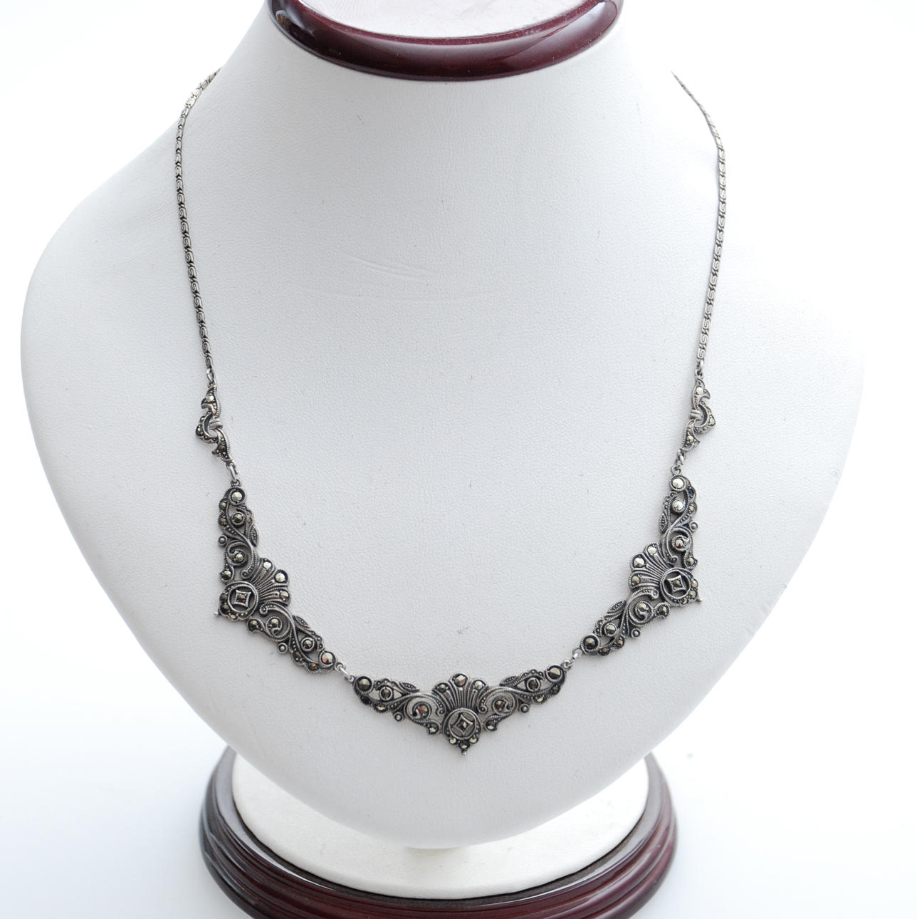 HALSBAND, silver 1800-tal.