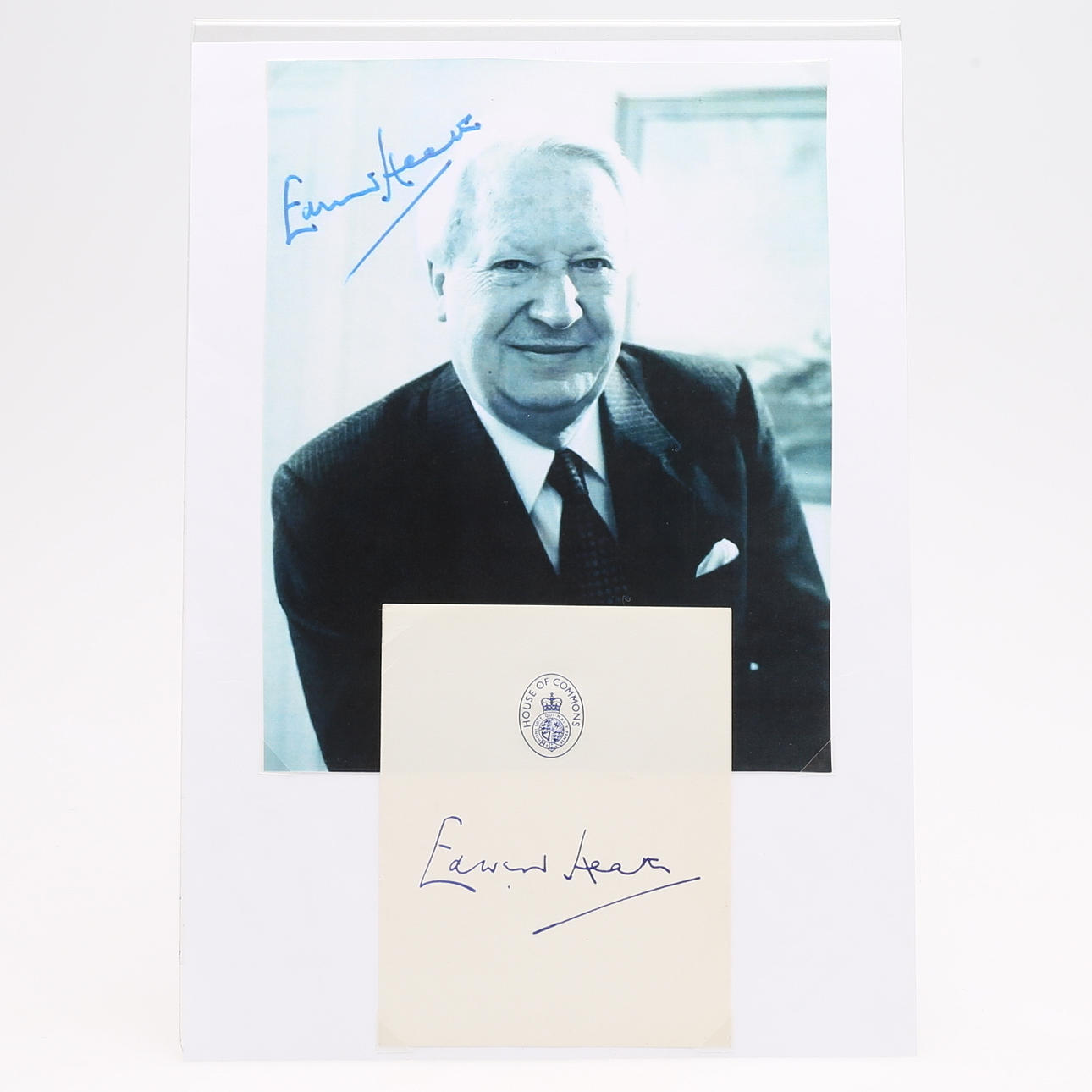 AUTOGRAMM - 6 britische Premierminister.