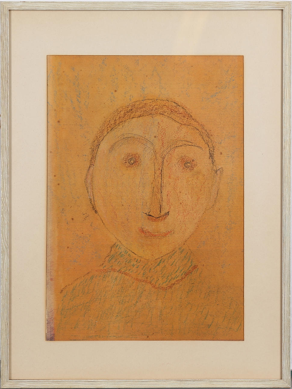 HENRI SERT. Porträtt. Pastell, osignerad.