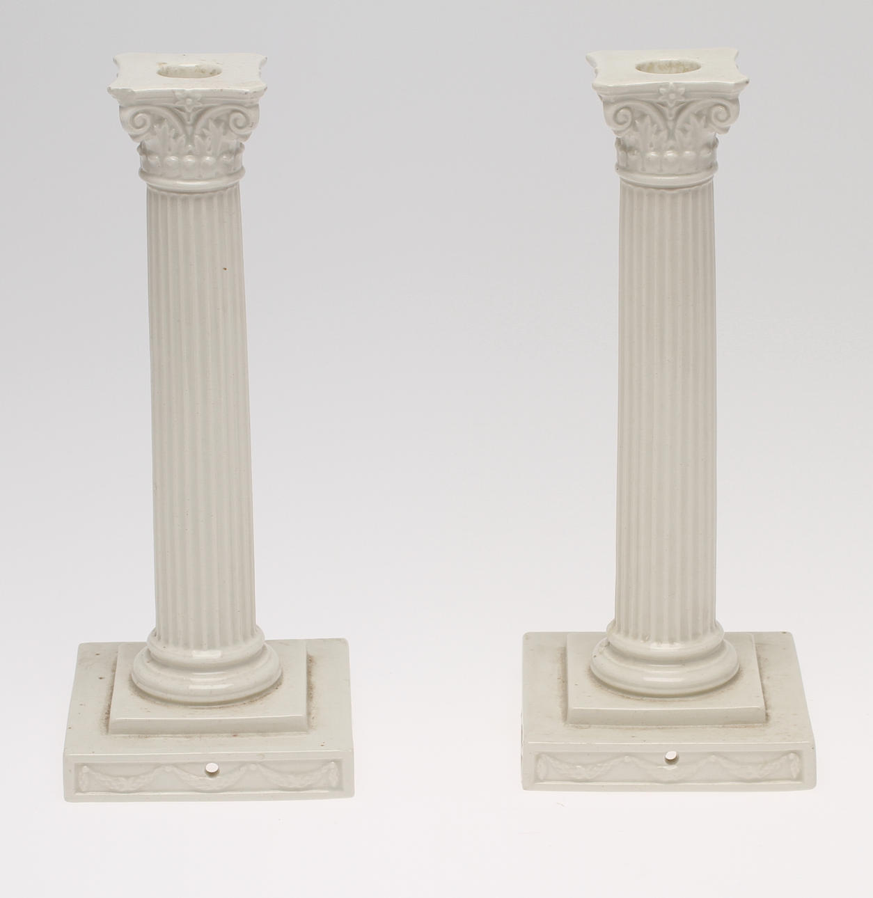 YTTERFODER, 6 st samt LJUSSTAKAR, 1 par, Gustavsberg 1918?.