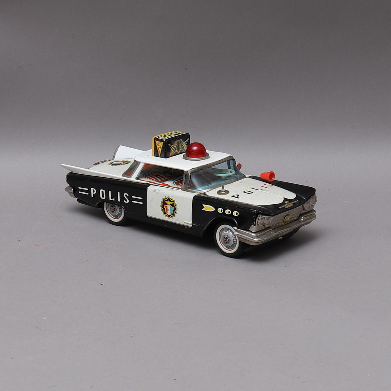 SPIELZEUGAUTO, Polizei, Blech, mit Radar.