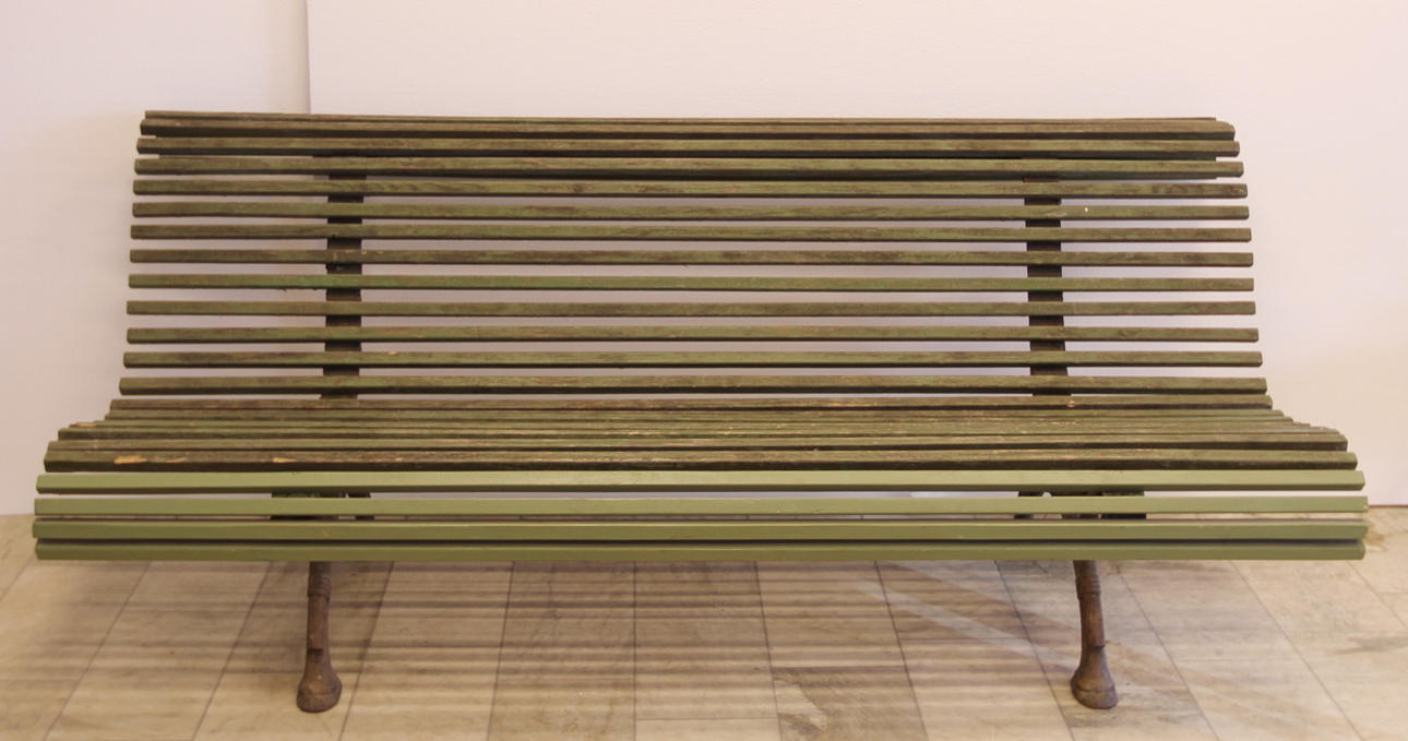 PARKSOFFA, gjutjärn, omkring 1900.