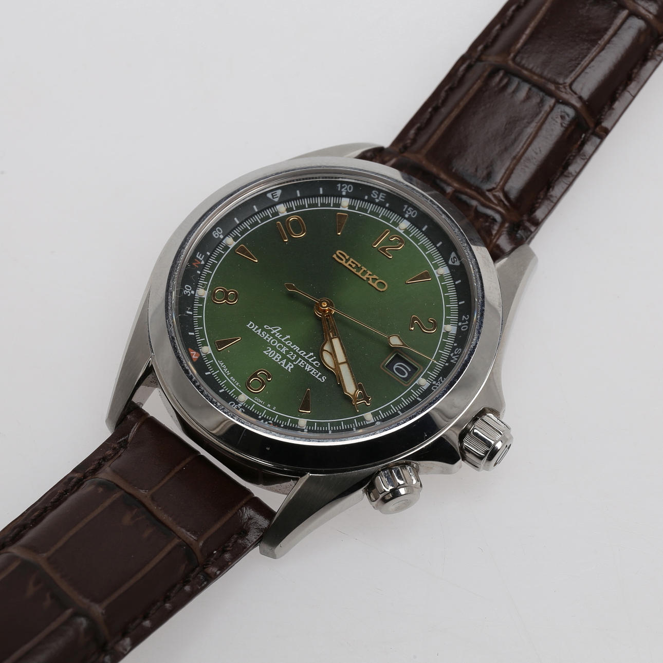 BRACELET WATCH, SEIKO, "Alpinist", automatic movement, Diashock.