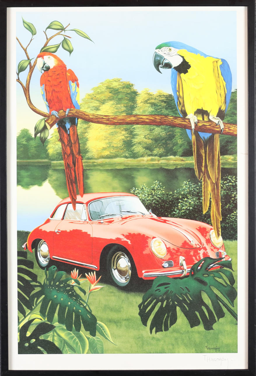 THOMAS HAFSTRÖM. Onumrerat tryck, signerat.