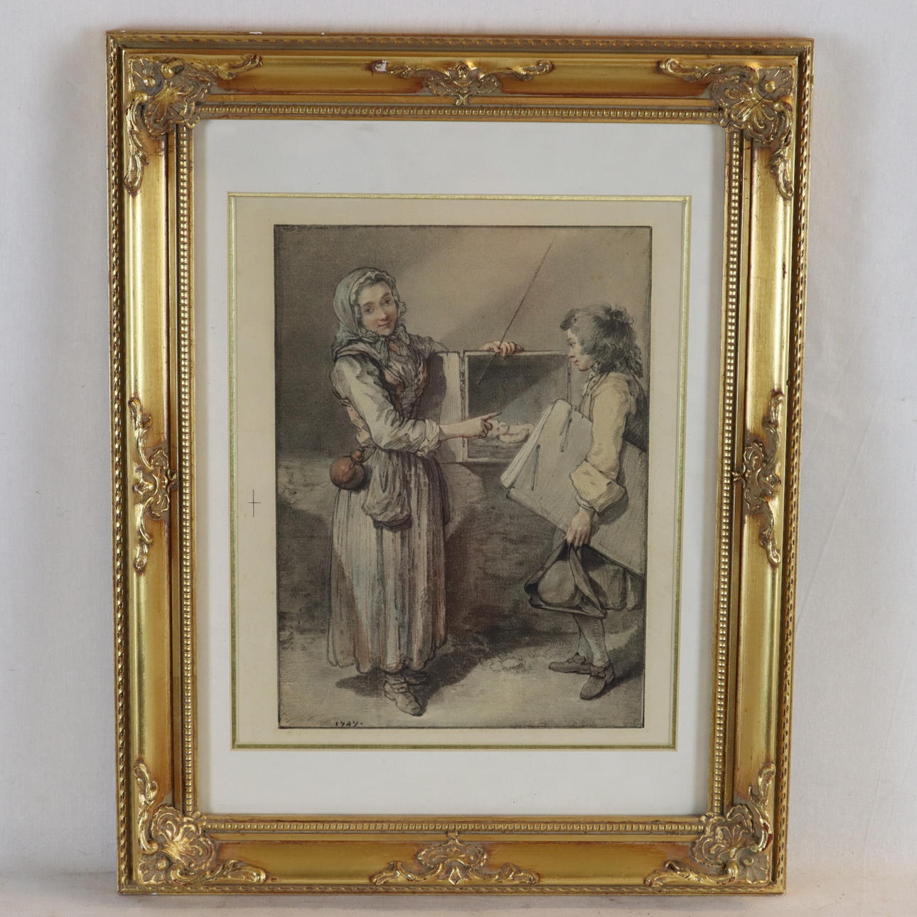 - LOUIS AUBERT. NACH. "Der Guckkasten", Albertina-Facsimile.