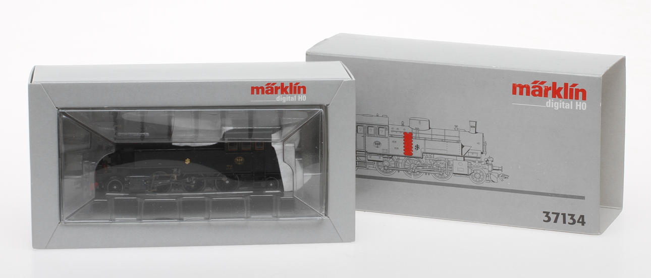 MODELLTÅG MÄRKLIN 37134 SJ:s ånglok Litt S för likström i originalkartong.