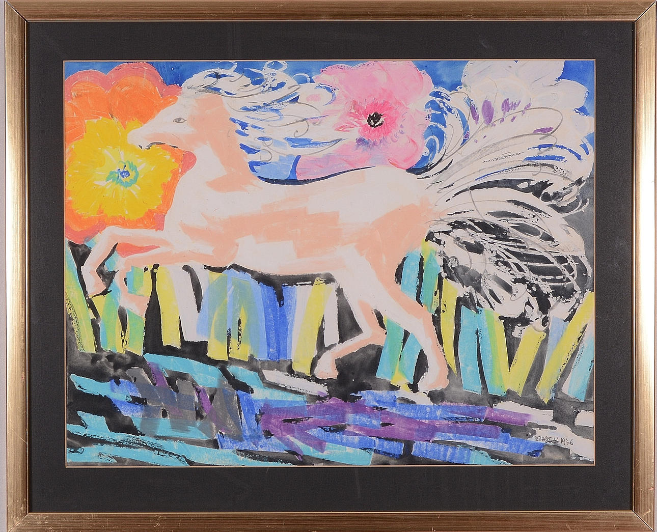 BRITTA THORELL. Gouache.