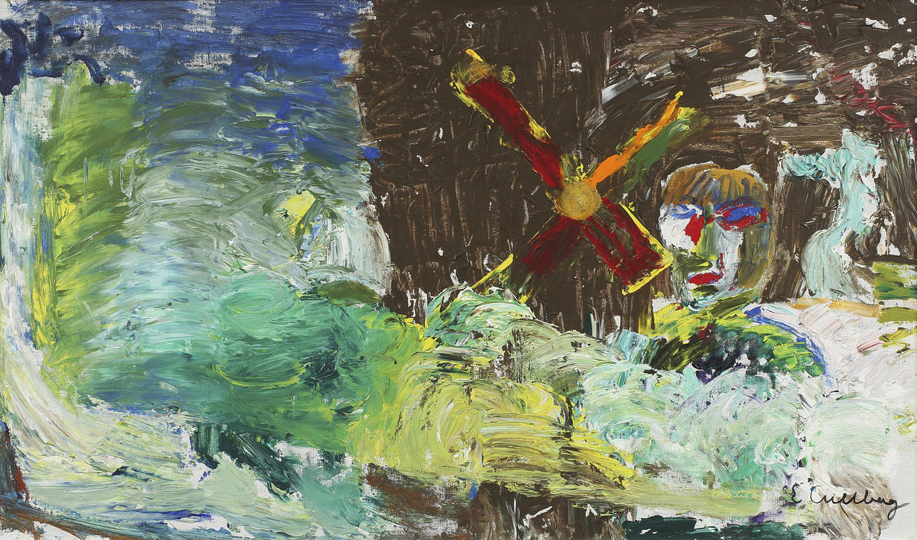 ERLAND CULLBERG. Olja på duk, signerad.