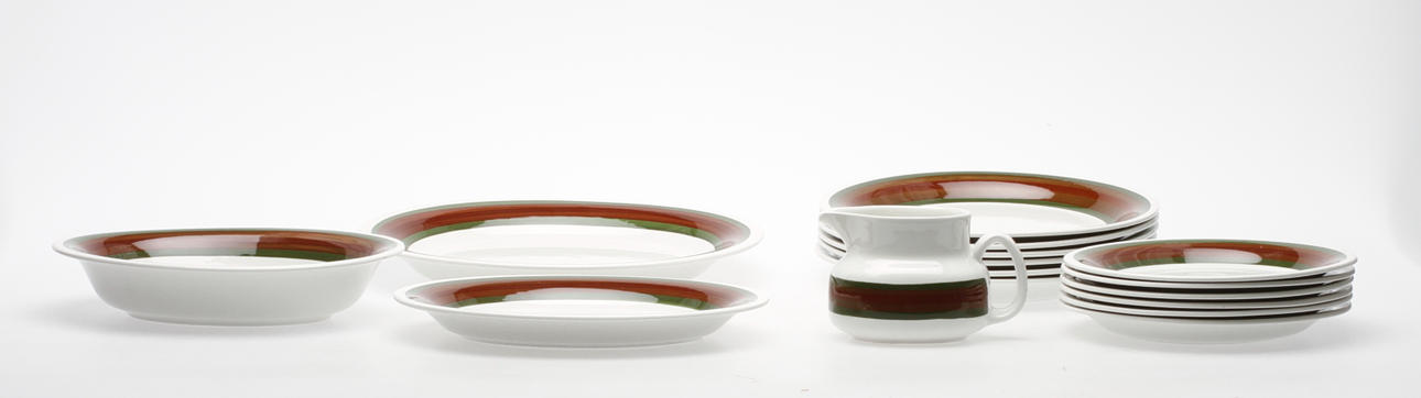 SERVISDELAR, 16 delar, "Olli", Gefle.