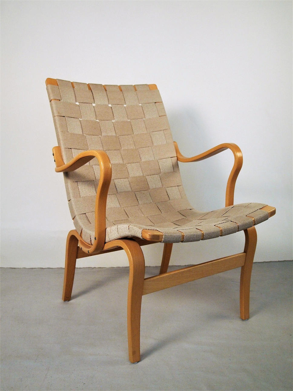 LÆNESTOL, "Eva", Bruno Mathsson, Dux.