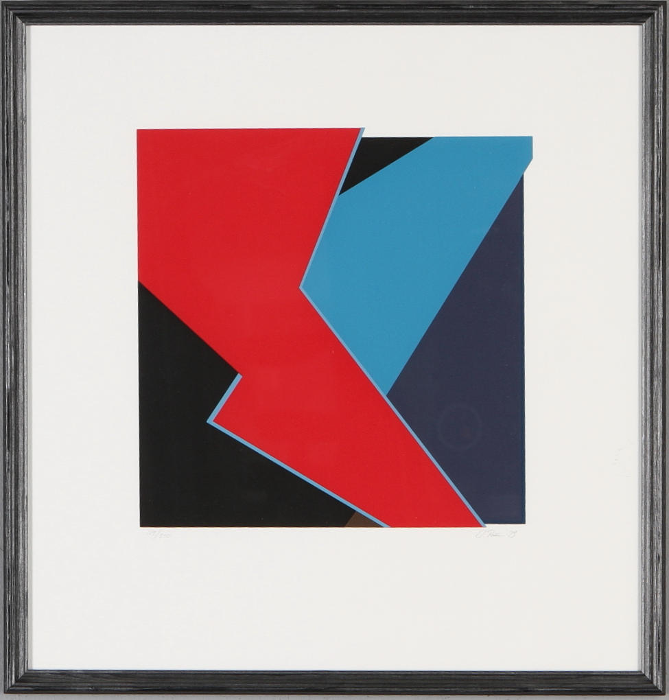 ILKKA PÄRNI. Komposition, färgserigrafi, signerad och numrerad 119/250.