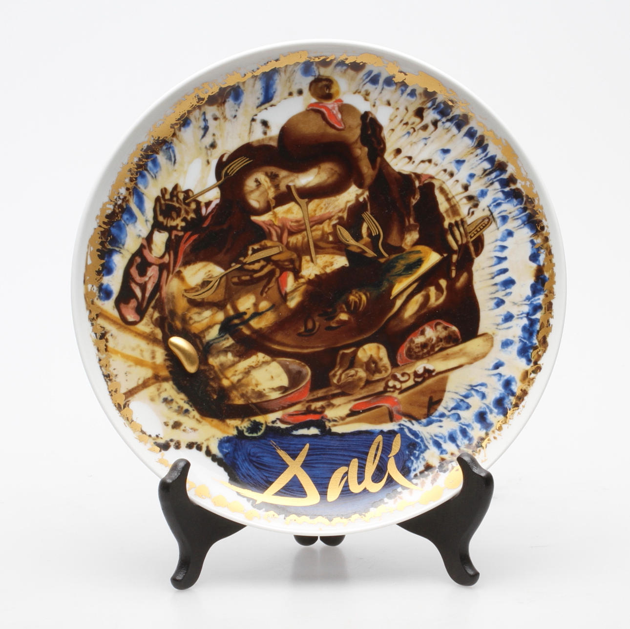 SALVADOR DALI. Tallrik, porslin, Rosenthal. 4764/5000 ex.