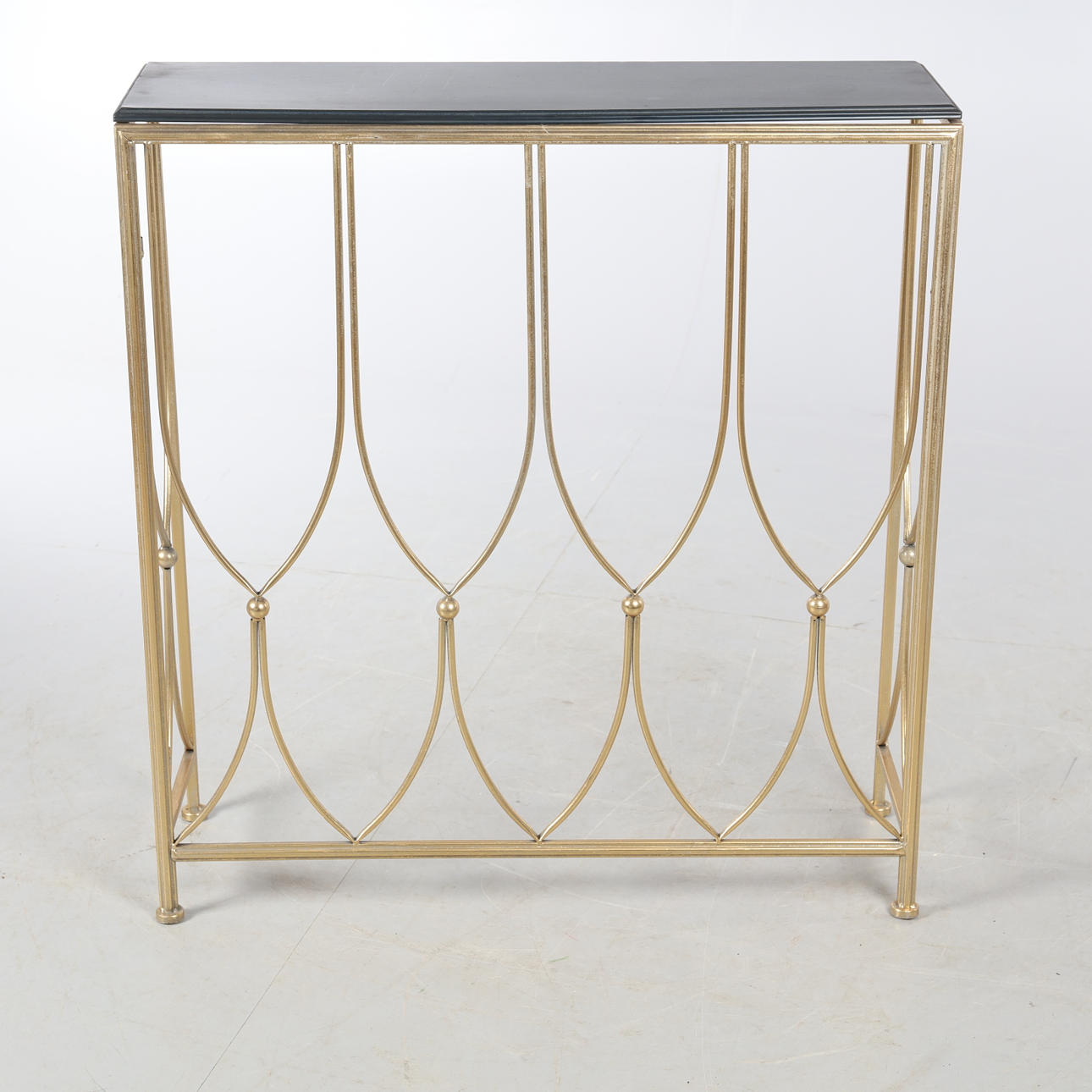 AVLASTNINGSBORD, mässing/plåt.