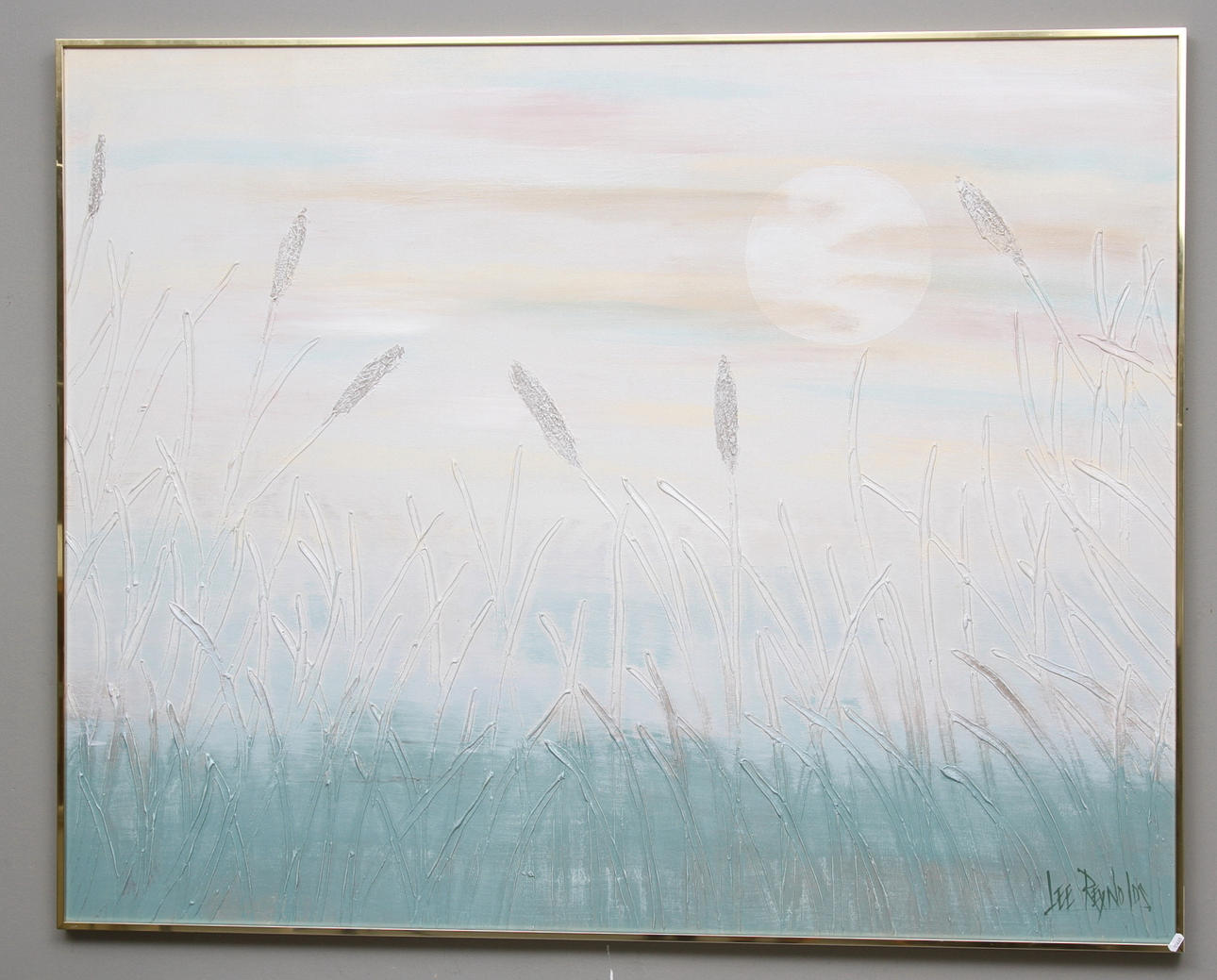 LEE REYNOLDS BURR. Olja på duk. Signerad.