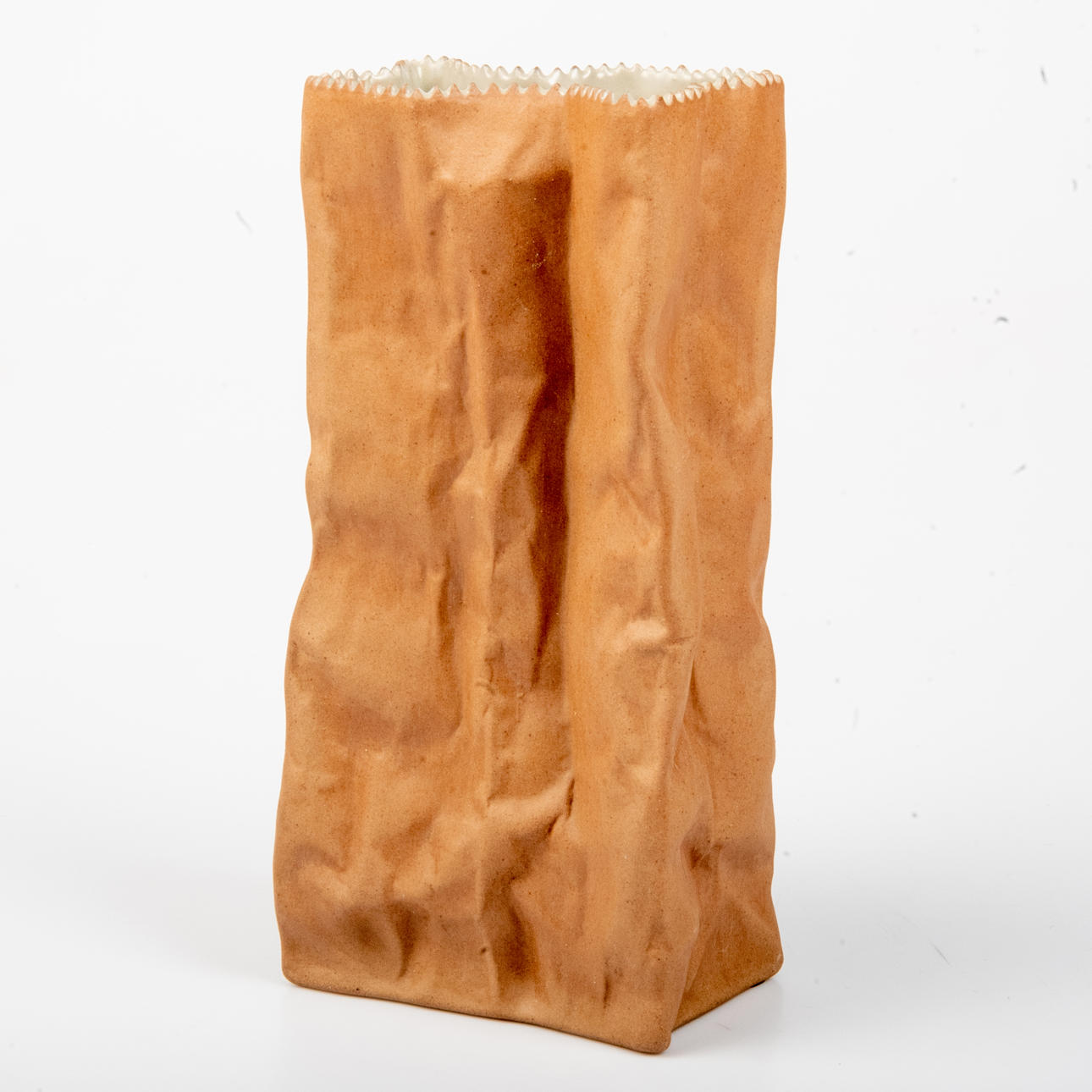 TAPIO WIRKKALA. Maljakko, "Paperipussi", Rosenthal.