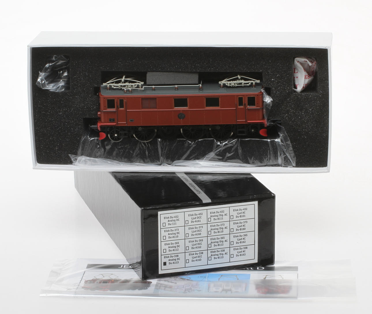 MODELLTÅG JECO SJ:s Du 338 i originalkartong.