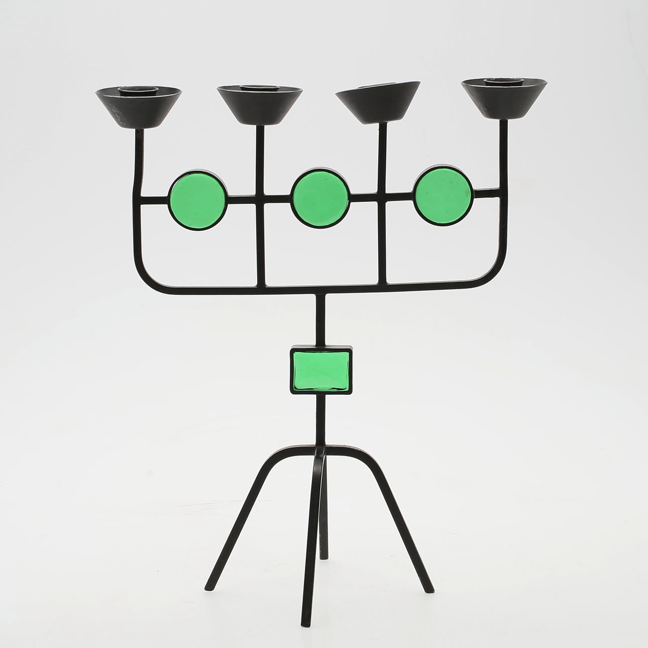 LJUSSTAKE, smidesjärn, Gunnar Ander,1900-tal.