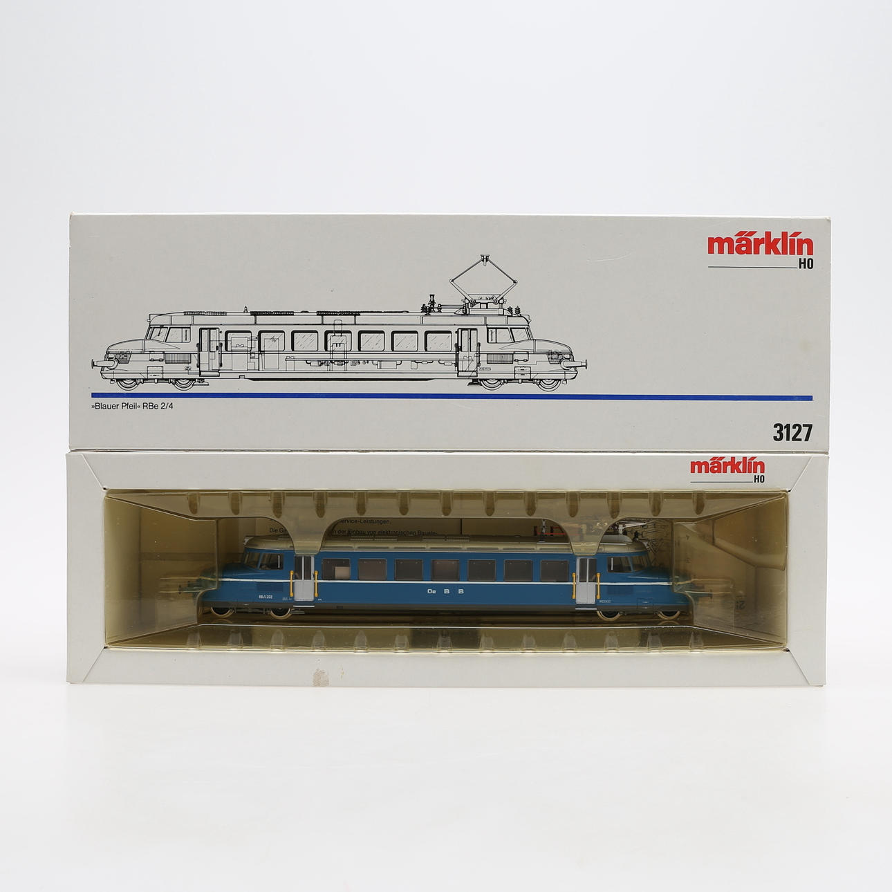 MODEL RAILWAY LOCOMOTIVE, MÄRKLIN, 3127, with.