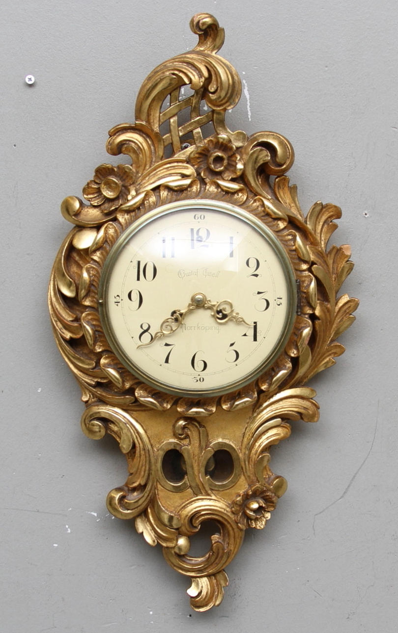 PENDYL, estilo rococó, Gustav Tisell, Norrköping, 1900.