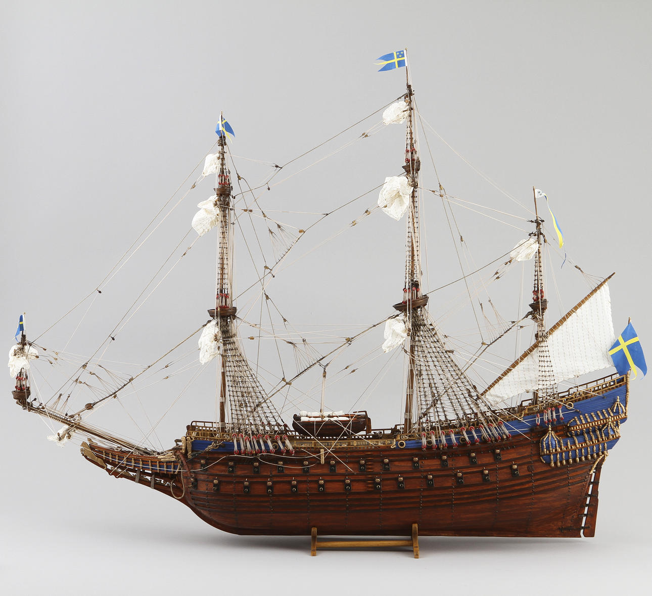 BÅTMODELL, Regalskeppet Vasa, 19/2000-tal.