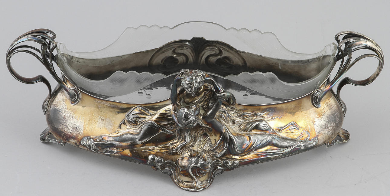 JARDINIERE, WMF, jugend, 1900-talets början.