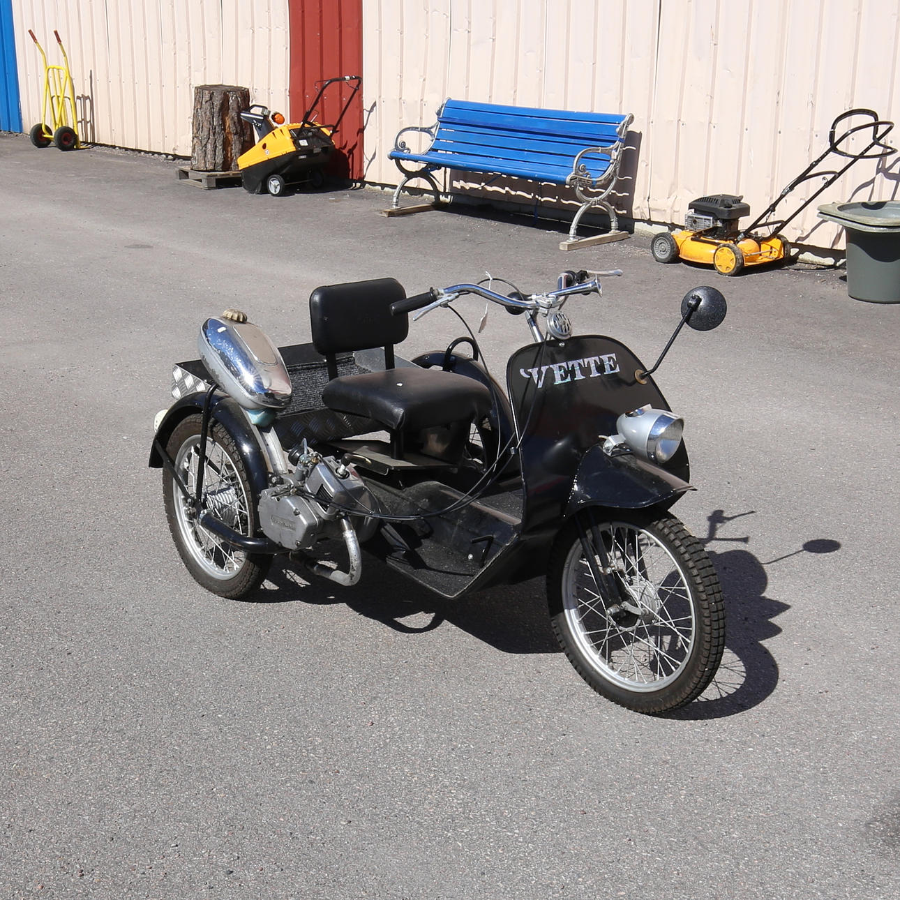 MOPED, with flatbed, 1960s.