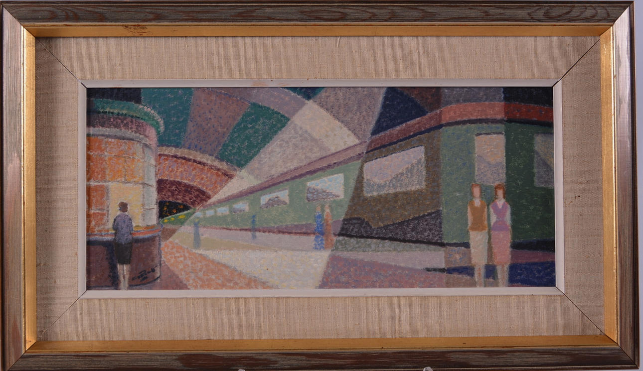 GÖTE REX. Óleo sobre Tabla.