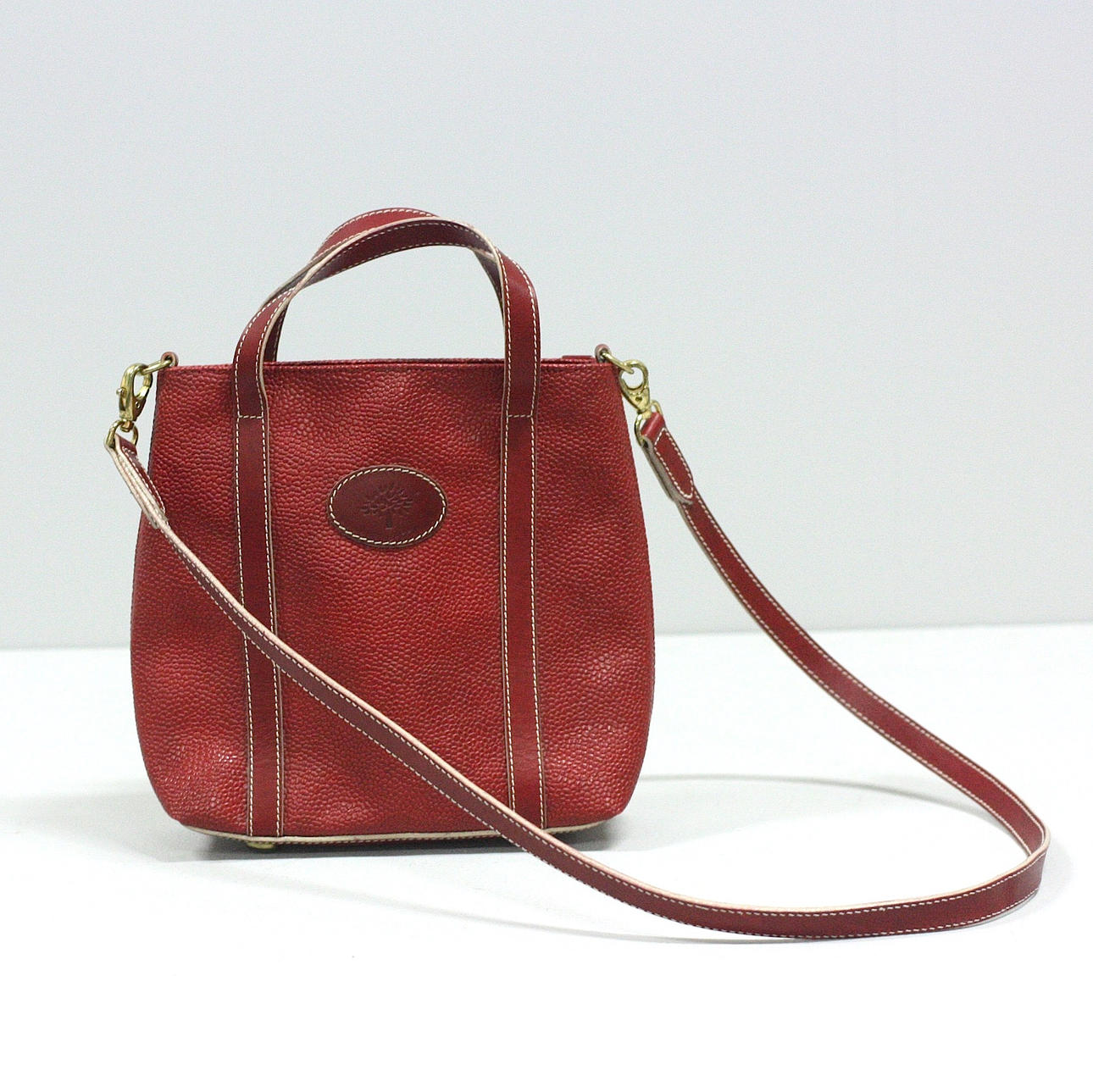 MULBERRY taske, læder, rød.