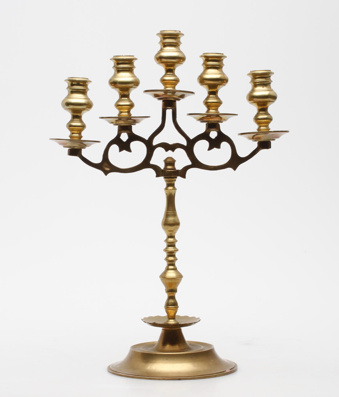 KANDELABER, malm, barockstil, 1900-tal.