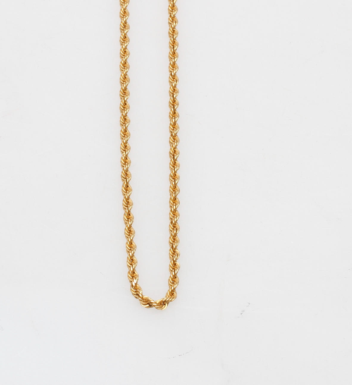 HALSKEDJA, 21k guld, vikt ca 5,6 gr.