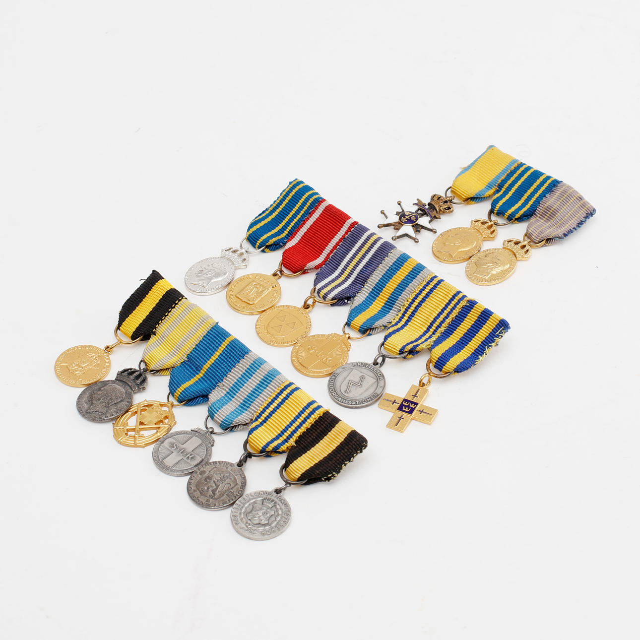 MINIATURE MEDALJER og BESTILLINGER, 15 stk.