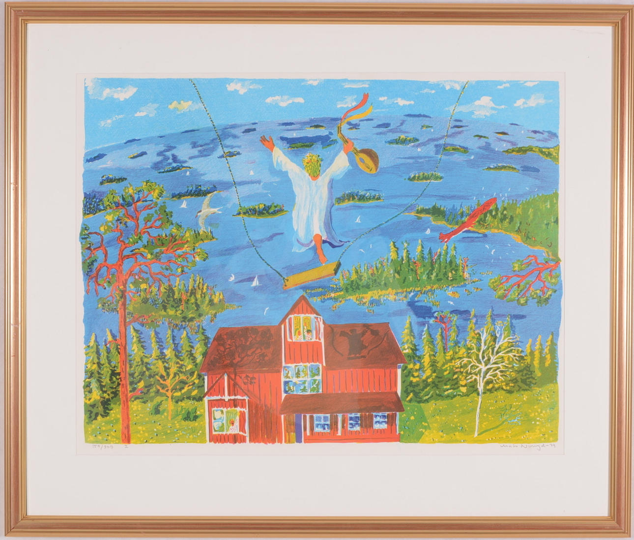 MATS NORRYD. Färglitografi.