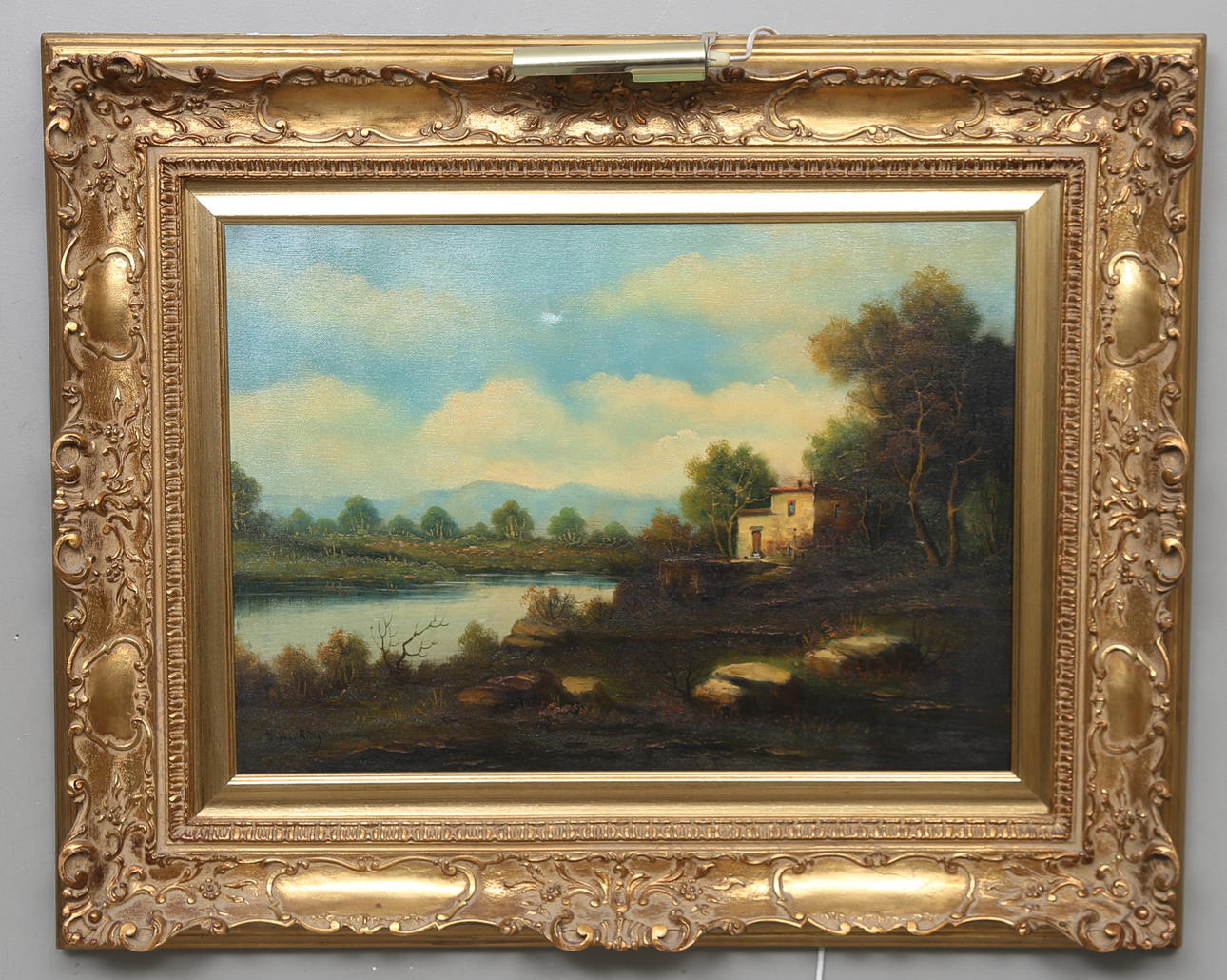 OIDENTIFIERAD KONSTNÄR, signerad "W.Van.Ring", olja på duk.