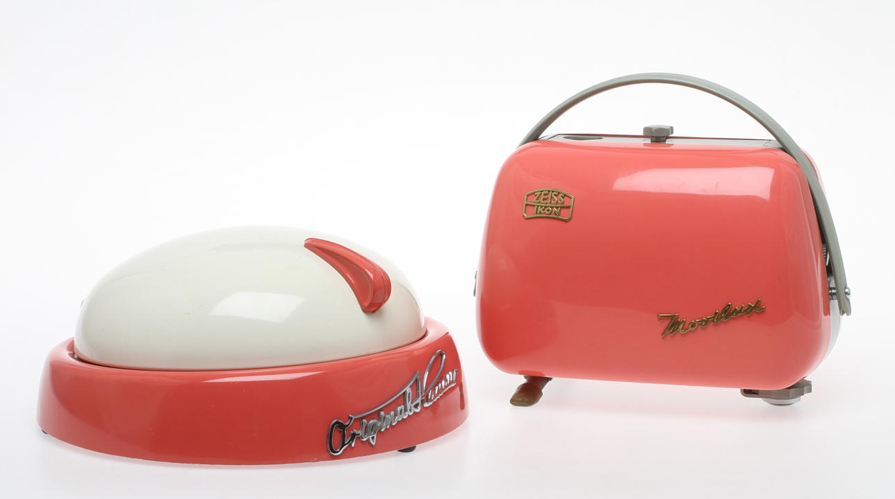 FILMPROJEKTOR, och SOLARIUM, "Movilux", Zeiss Ikon resp. Orginal Hanau, 1900-talets mitt.