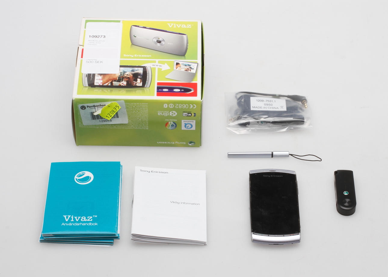 MOBILTELEFON, Vivaz, Sony Ericsson.