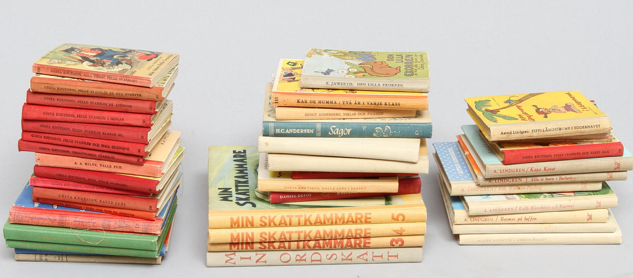 PARTI BARNBÖCKER, andra halvan av 1900-talet.